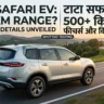 Tata Safari EV Spotted Testing